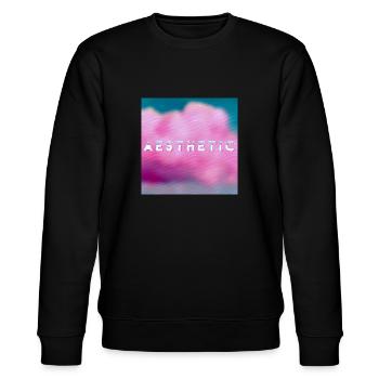 ÄSTHETISCH / PINK - Stanley/Stella Unisex Bio-Sweatshirt CHANGER  - Schwarz - Vorne - Nik (191cm) & Marisol (170cm)