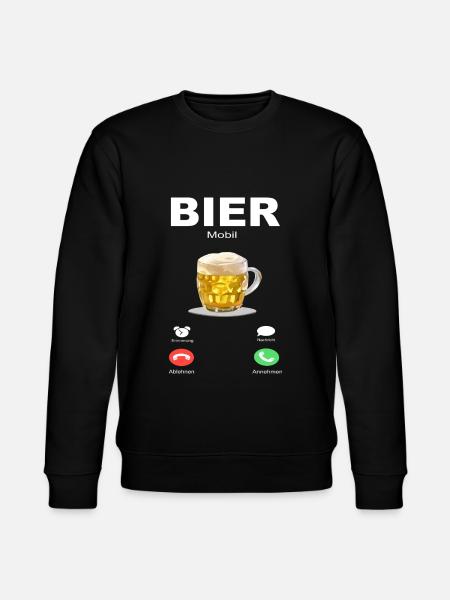 Bier ruft an - Stanley/Stella Unisex Bio-Sweatshirt CHANGER - Schwarz