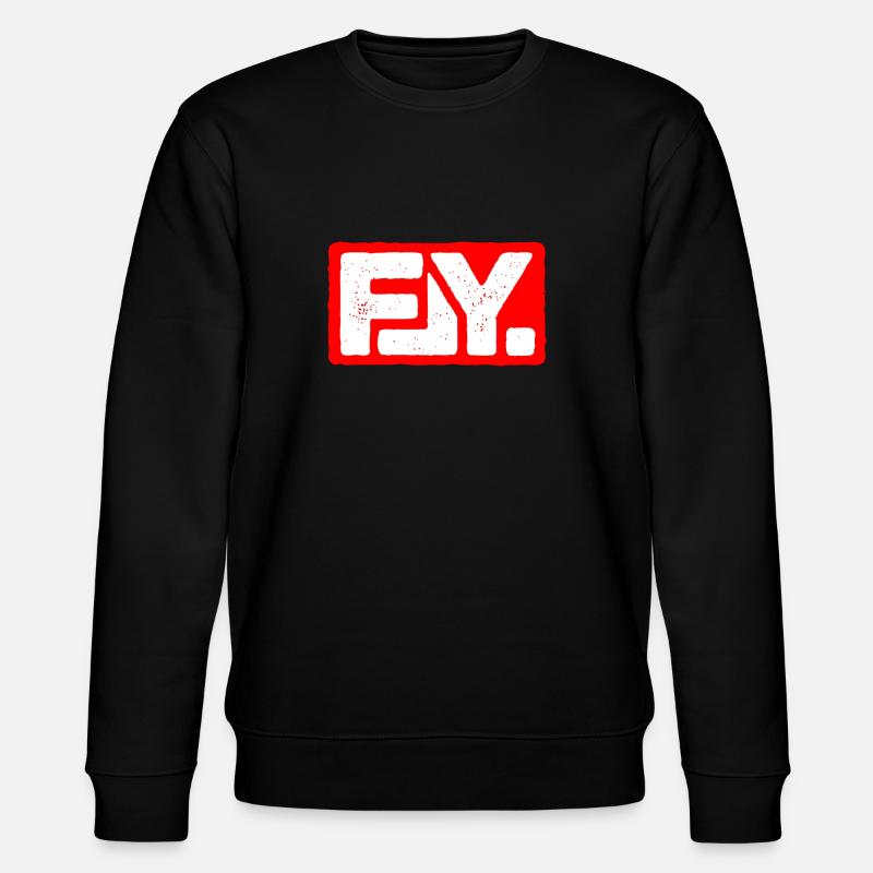 FLY Paragliding Logo - Stanley/Stella Unisex Bio-Sweatshirt CHANGER  - Schwarz