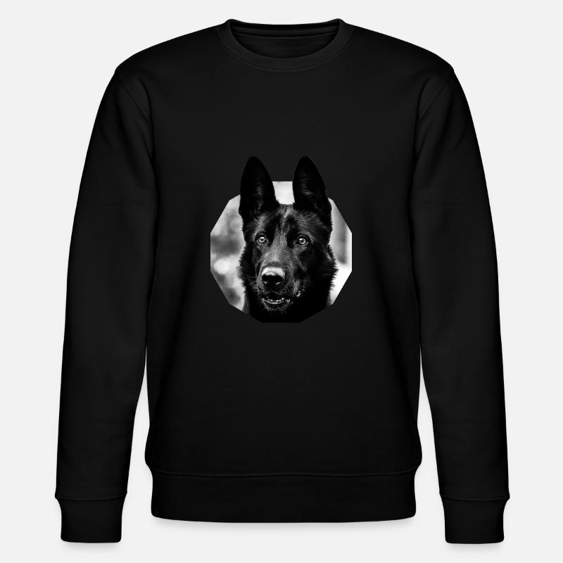 Schäferhund - Stanley/Stella Unisex Bio-Sweatshirt CHANGER  - Schwarz
