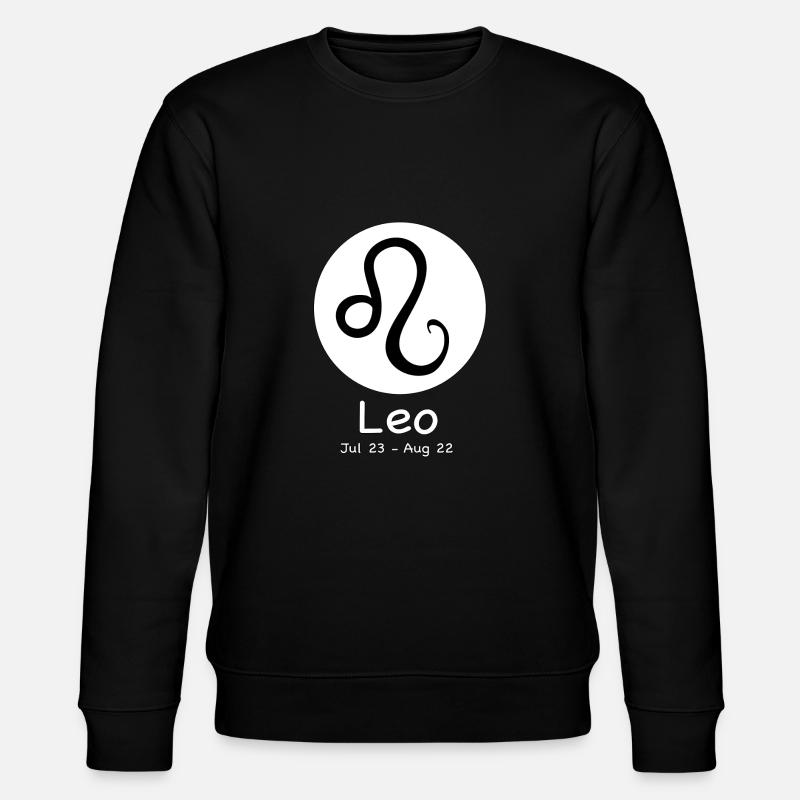 Leo Horoskop - Stanley/Stella Unisex Bio-Sweatshirt CHANGER  - Schwarz