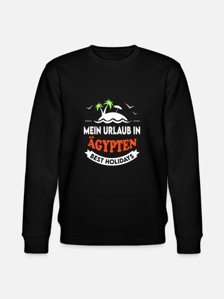 Urlaub Ferien Reise ÄGYPTEN - Stanley/Stella Unisex Bio-Sweatshirt CHANGER - Schwarz