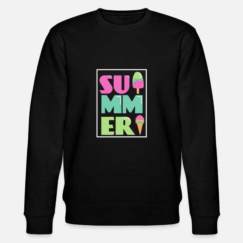 kawaii Ice Pop - Stanley/Stella Unisex Bio-Sweatshirt CHANGER  - Schwarz