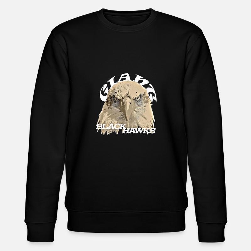 Giant Hawk - Stanley/Stella Unisex Bio-Sweatshirt CHANGER  - Schwarz
