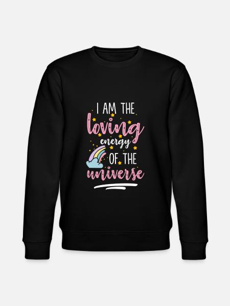 Astronaut planet sun cosmos - Stanley/Stella CHANGER Unisex Organic Sweatshirt - black