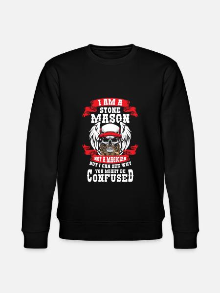 Stonemason Guild Master - Stanley/Stella CHANGER Unisex Organic Sweatshirt - black