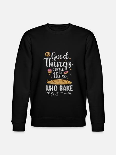 Baker profession dough - Stanley/Stella CHANGER Unisex Organic Sweatshirt - black