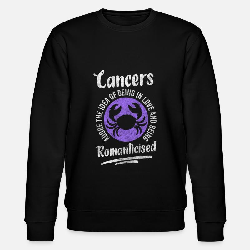 Cancer Astrologie Élément Eau - Sweat bio CHANGER Stanley/Stella Unisexe - noir