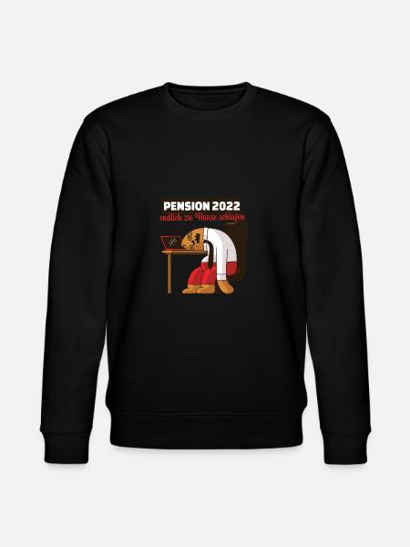 Pension 2022 - Pensionierung 2022 - Stanley/Stella Unisex Bio-Sweatshirt CHANGER  - Schwarz