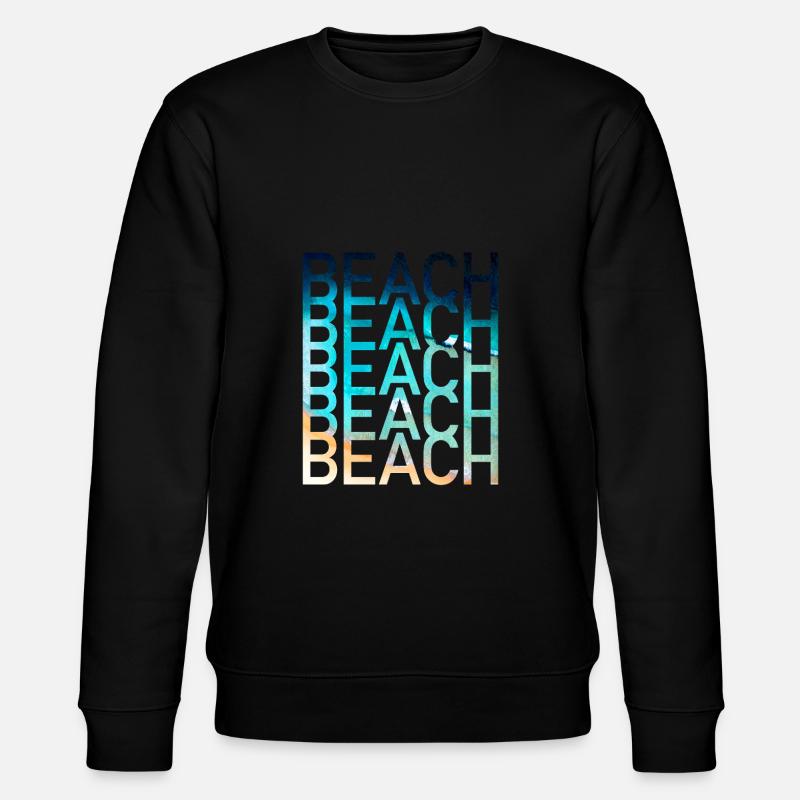 Beach Summer - Stanley/Stella CHANGER Unisex Organic Sweatshirt - black