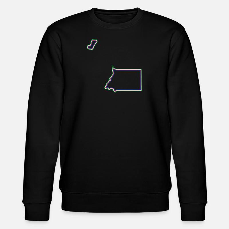 Aequatorialguinea - Stanley/Stella Unisex Bio-Sweatshirt CHANGER  - Schwarz