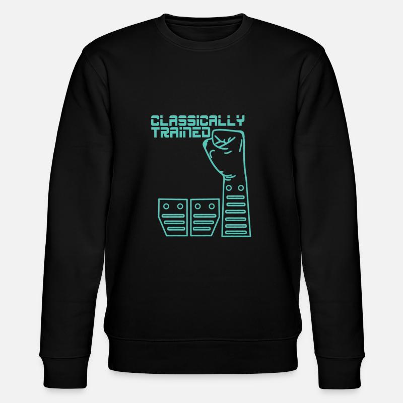 Manual gear shift Stick shift - Stanley/Stella CHANGER Unisex Organic Sweatshirt - black