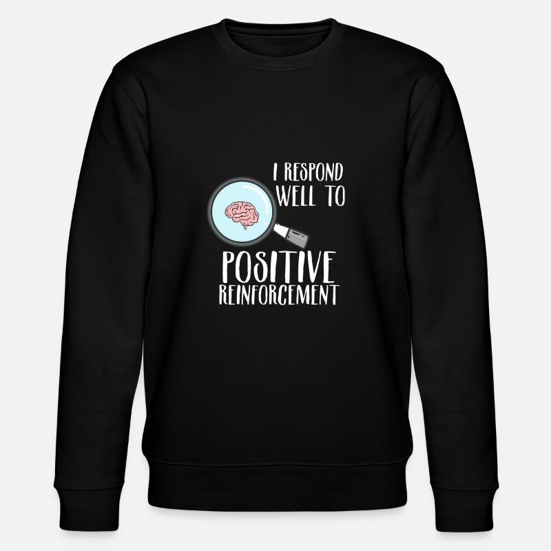 Positive Reinforcement - Stanley/Stella Unisex Bio-Sweatshirt CHANGER  - Schwarz
