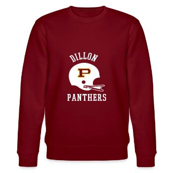 dillon panthers - Stanley/Stella CHANGER Unisex Organic Sweatshirt - burgundy - Front - Nik (191cm) & Marisol (170cm)