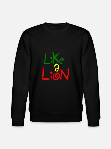 Like A Lion - Stanley/Stella CHANGER Unisex Organic Sweatshirt - black