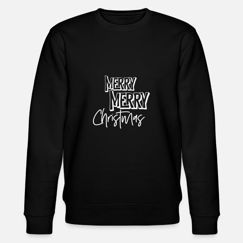 Merry christmas - Stanley/Stella CHANGER Unisex Organic Sweatshirt - black