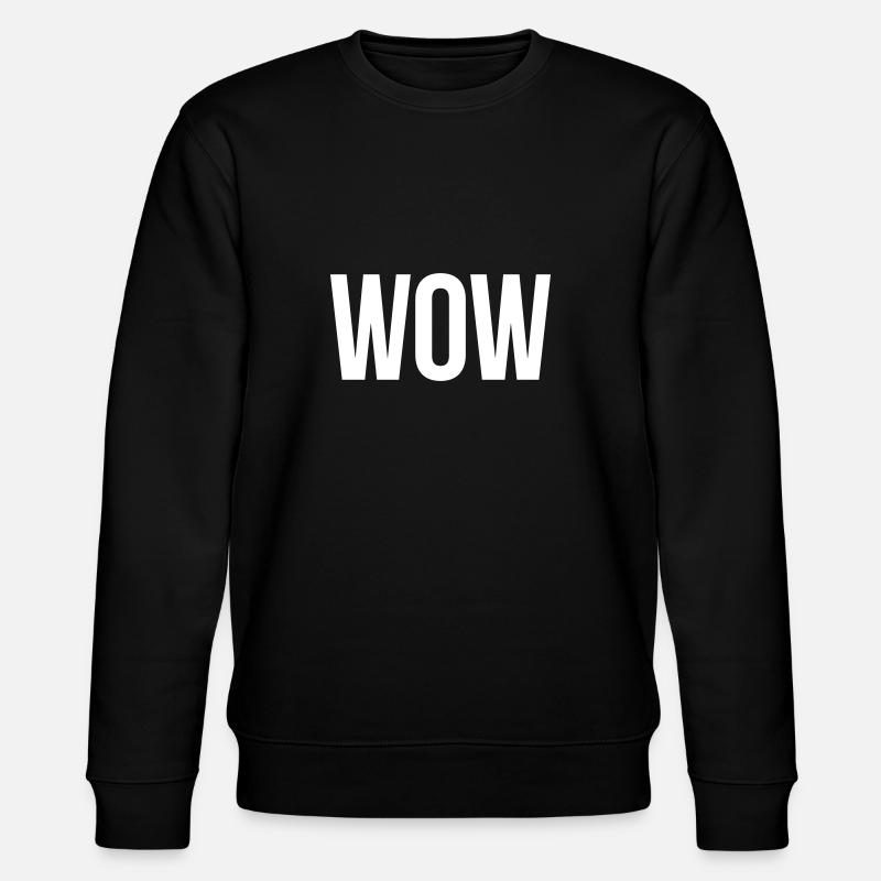 WOW - Stanley/Stella Unisex Bio-Sweatshirt CHANGER  - Schwarz