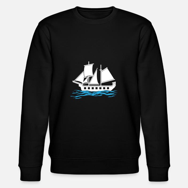 bateau - Sweat bio CHANGER Stanley/Stella Unisexe - noir