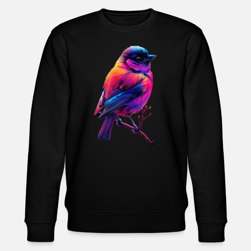 Meise - Stanley/Stella Unisex Bio-Sweatshirt CHANGER  - Schwarz