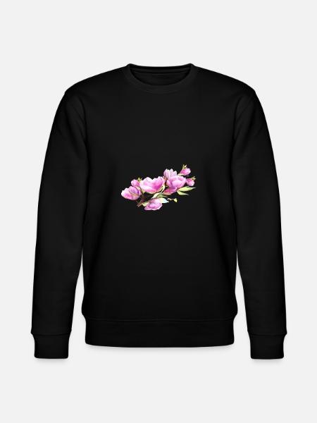 Magnolia Spring Flower Summer - Stanley/Stella CHANGER Unisex Organic Sweatshirt - black