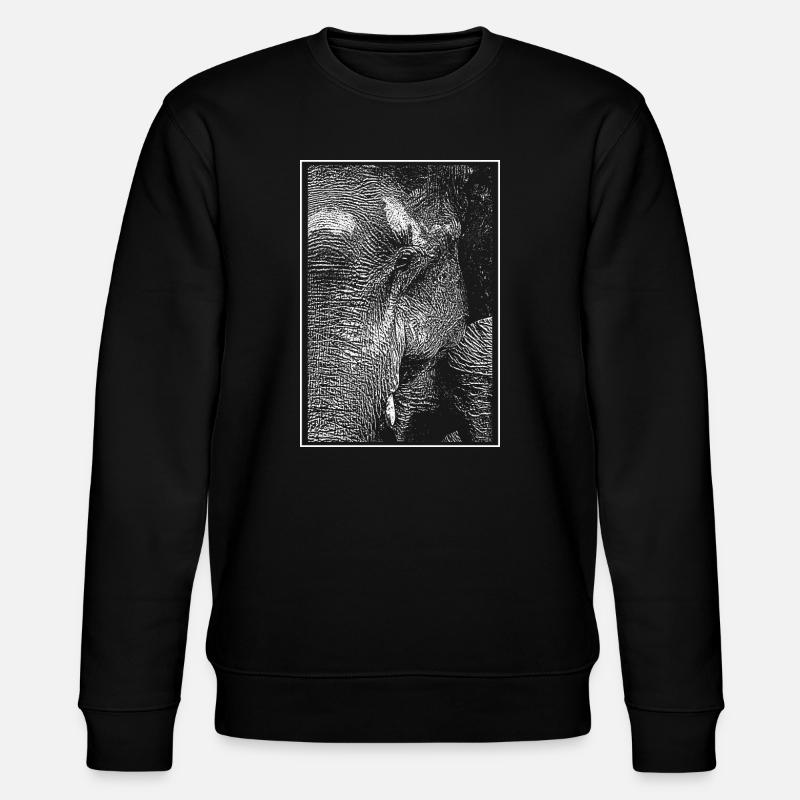 Eléphant blanc - Sweat bio CHANGER Stanley/Stella Unisexe - noir