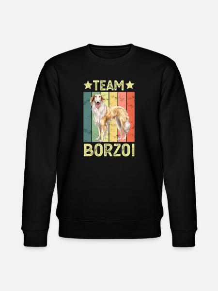 Dog Borzoi - Stanley/Stella CHANGER Unisex Organic Sweatshirt - black