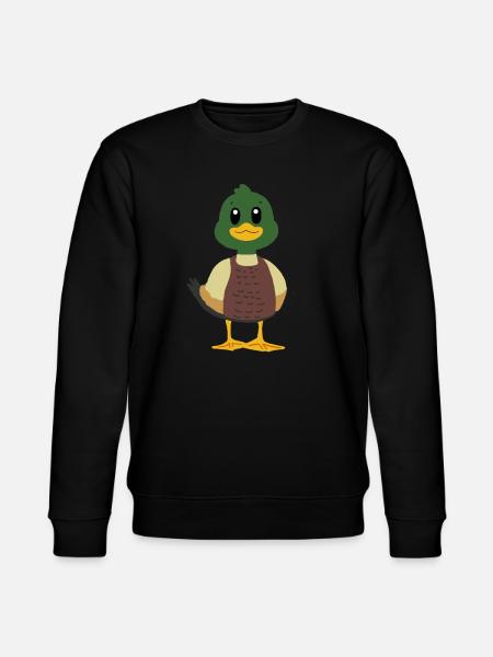 Duck Mallard - Stanley/Stella CHANGER Unisex Organic Sweatshirt - black