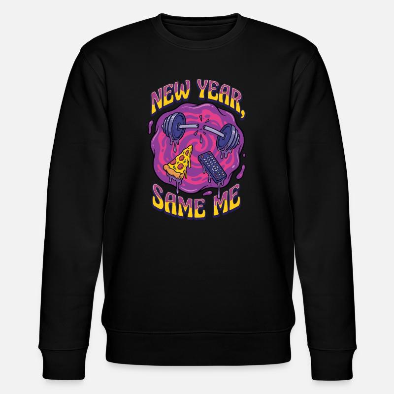 Nouvelle année, la même moi - Sweat bio CHANGER Stanley/Stella Unisexe - noir