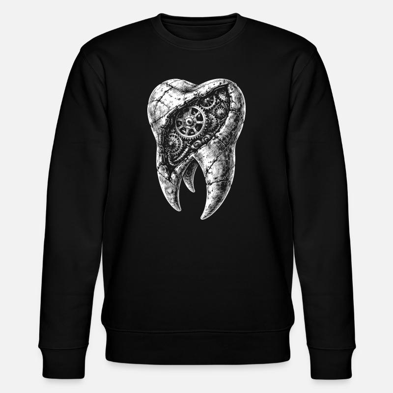 Zahnwerk  - Stanley/Stella Unisex Bio-Sweatshirt CHANGER  - Schwarz