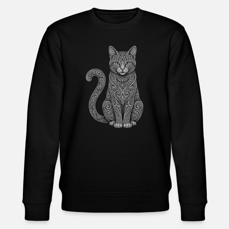 Hauskatze - Stanley/Stella Unisex Bio-Sweatshirt CHANGER  - Schwarz