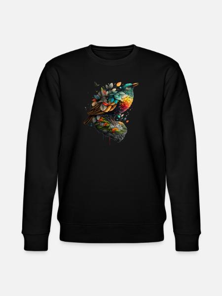 Vogel - Stanley/Stella Unisex Bio-Sweatshirt CHANGER - Schwarz