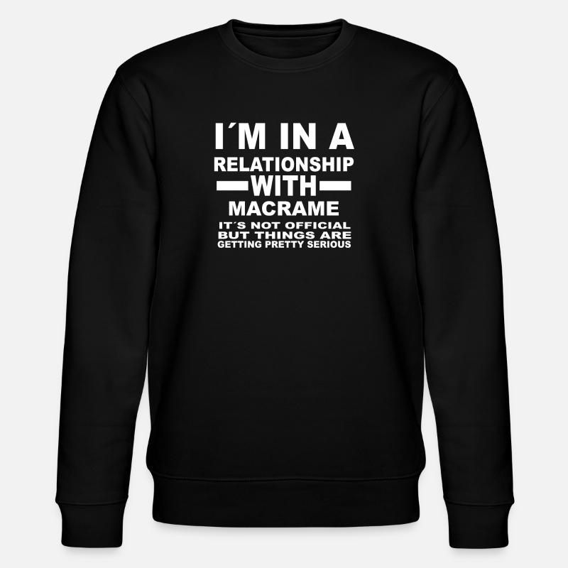 relationship with MACRAME - Stanley/Stella Unisex Bio-Sweatshirt CHANGER  - Schwarz