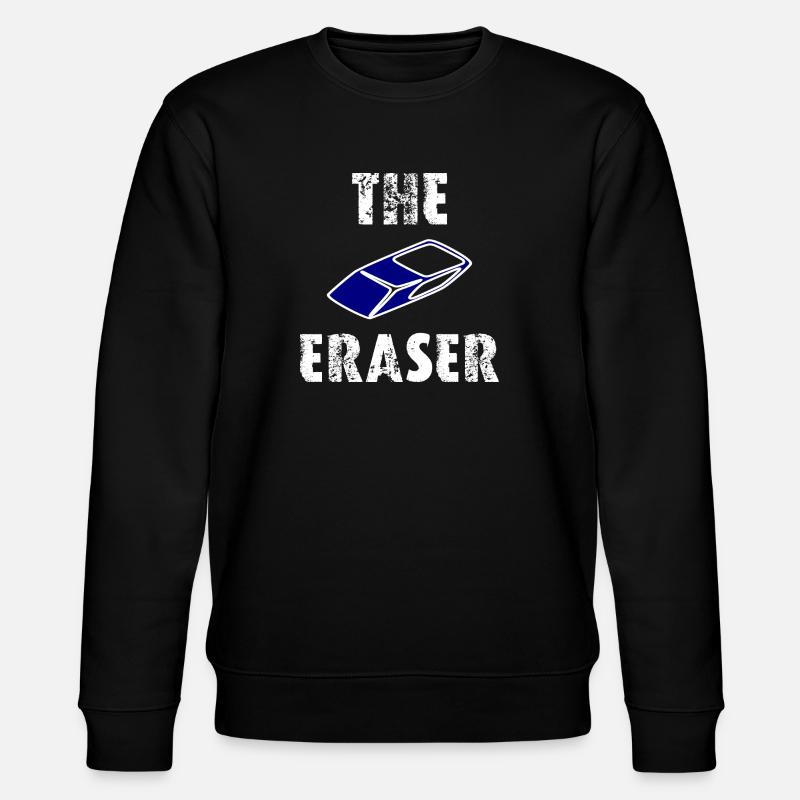 The Eraser - Stanley/Stella CHANGER Unisex Organic Sweatshirt - black