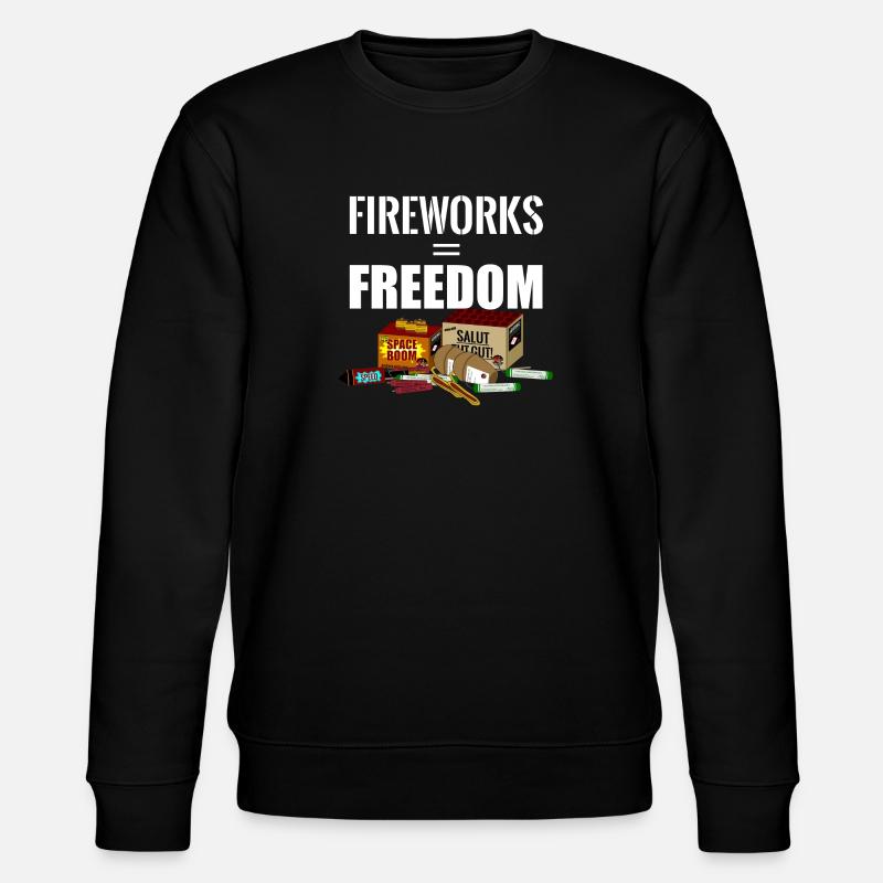 Freedom Fireworks - Sweat bio CHANGER Stanley/Stella Unisexe - noir