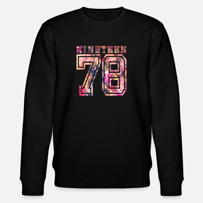 NINETEEN 1978 B - Stanley/Stella Unisex Bio-Sweatshirt CHANGER  - Schwarz