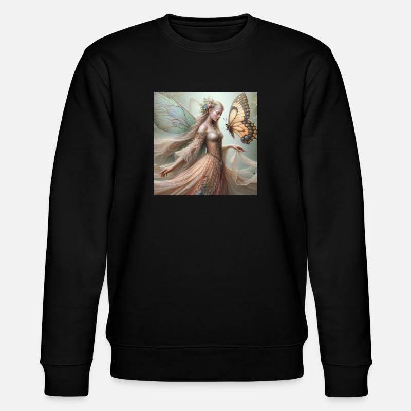 Fée Papillon. - Sweat bio CHANGER Stanley/Stella Unisexe - noir