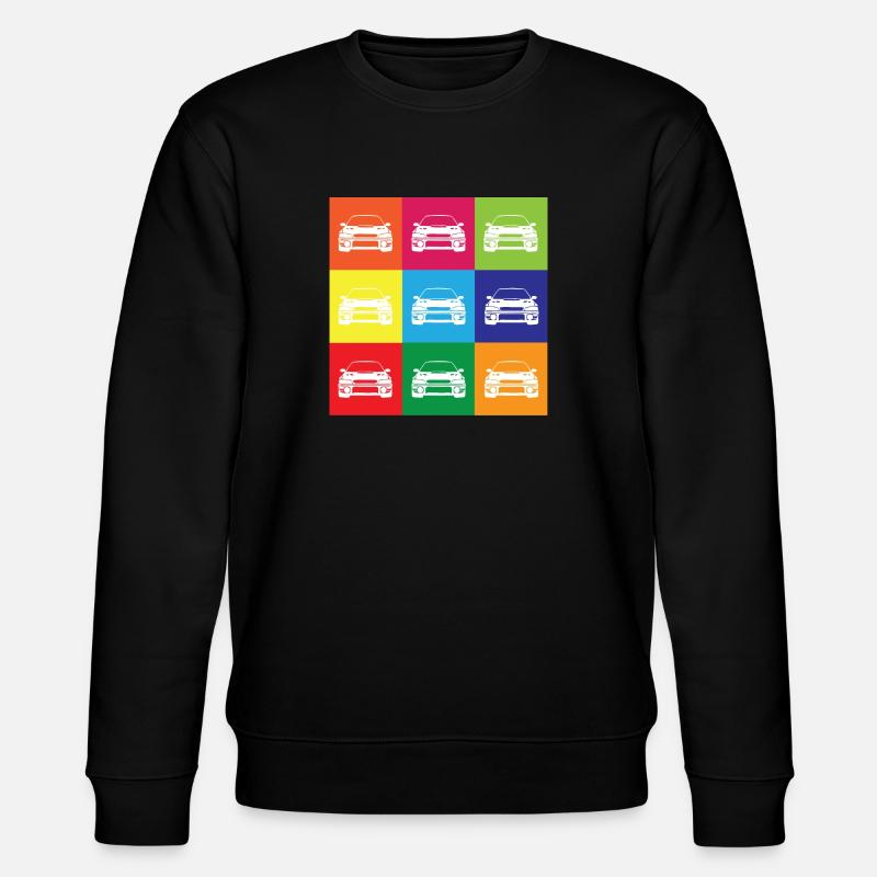 Multi Colour Impreza - Stanley/Stella CHANGER Unisex Organic Sweatshirt - black