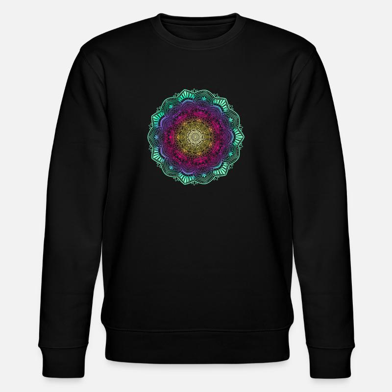 Mandala - Sweat bio CHANGER Stanley/Stella Unisexe - noir