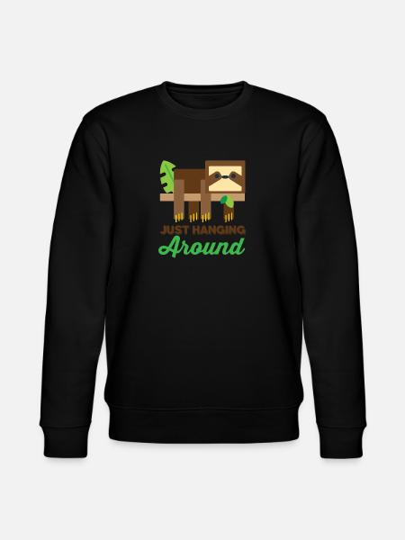 Katze süss - Stanley/Stella Unisex Bio-Sweatshirt CHANGER - Schwarz