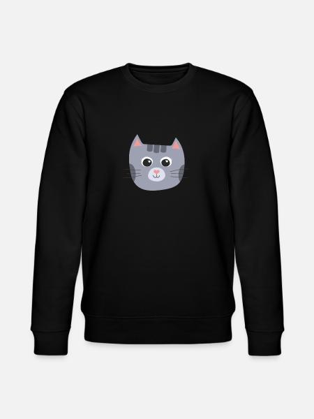 Kätzchen - Stanley/Stella Unisex Bio-Sweatshirt CHANGER - Schwarz