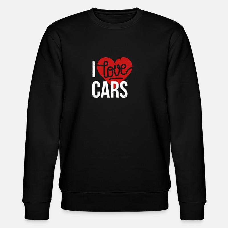 J'aime les voitures - Sweat bio CHANGER Stanley/Stella Unisexe - noir