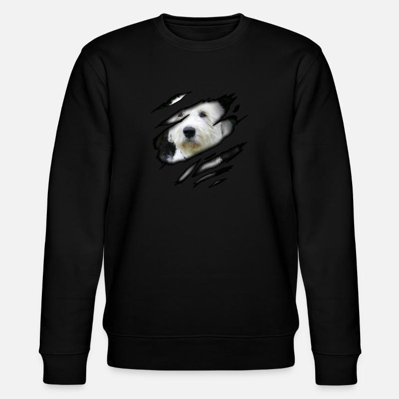 Bobtail in mir - Stanley/Stella Unisex Bio-Sweatshirt CHANGER  - Schwarz