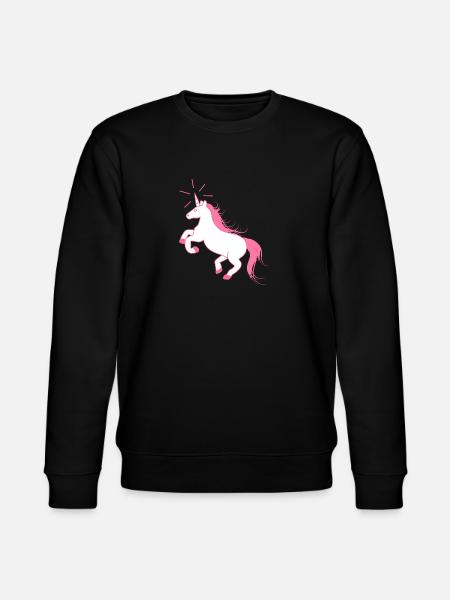 Amazing Unicorn - The Last Unicorn - Stanley/Stella økologisk unisex-sweatshirt CHANGER  - sort