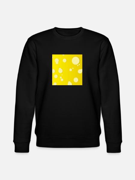 Cheese square - Stanley/Stella CHANGER Unisex Organic Sweatshirt - black