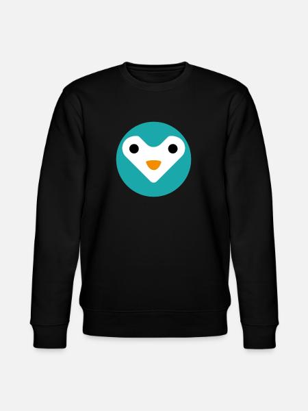 Minimalist sweet owl - Stanley/Stella CHANGER Unisex Organic Sweatshirt - black