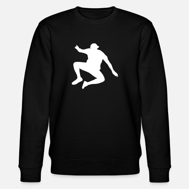 Cool motive: Freerunning Springer - Stanley/Stella CHANGER Unisex Organic Sweatshirt - black