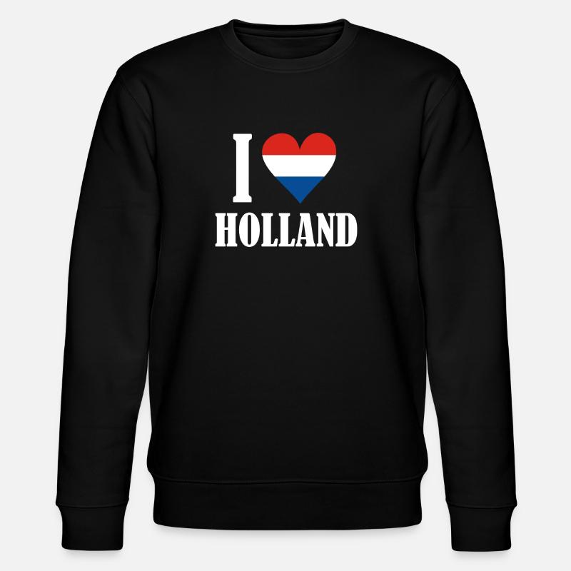J'AIME LA HOLLANDE - Sweat bio CHANGER Stanley/Stella Unisexe - noir