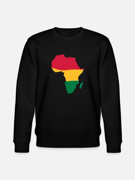 afrika - Stanley/Stella Unisex Bio-Sweatshirt CHANGER  - Schwarz