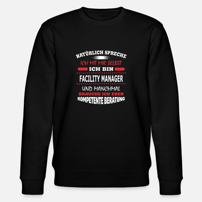 FACILITY MANAGER - Stanley/Stella Unisex Bio-Sweatshirt CHANGER  - Schwarz