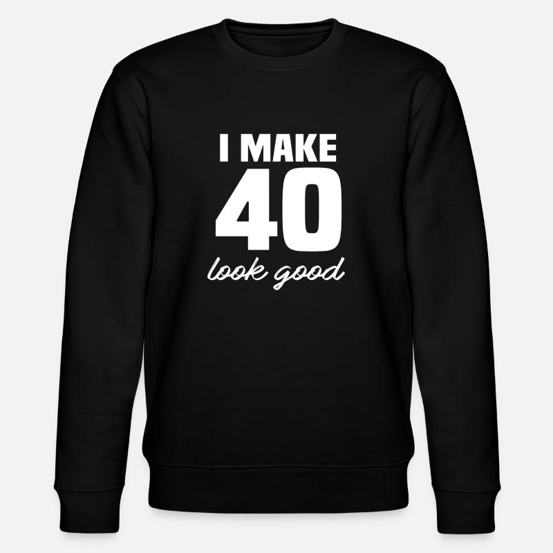 40 years - Stanley/Stella CHANGER Unisex Organic Sweatshirt - black